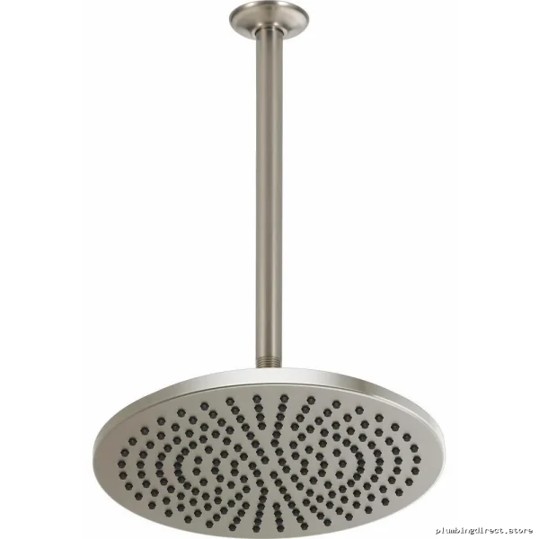12-Round Shower Head 2.5 GPM - Brushed Nickel Brizo 81392-BN-2.5