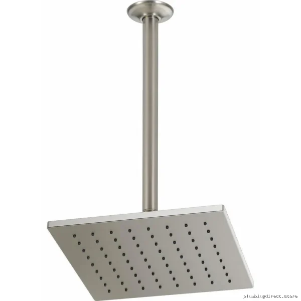 Brizo Square Rain Shower Head - High-Flow Luxe Nickel Finish 81399-NK - Image 2