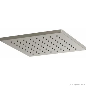 Brizo Square Rain Shower Head - High-Flow Luxe Nickel Finish 81399-NK