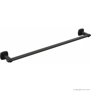 Brizo Allaria 24-Inch Matte Black Towel Bar - Modern Bathroom Hardware