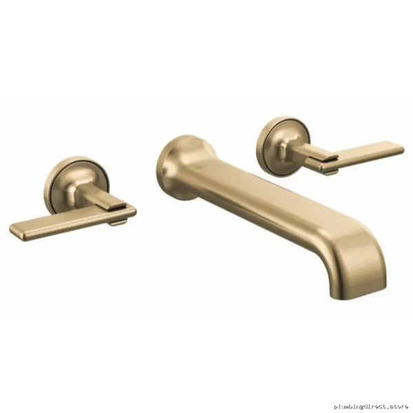 Brizo Allaria Luxe Gold 2-Handle Wall-Mount Tub Filler Trim T70467-GLLHP