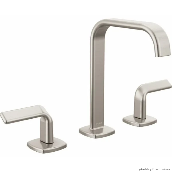 Allaria Versatile Square Spout Low-Flow Faucet – Luxe Nickel Minimalist Handles Brizo Model