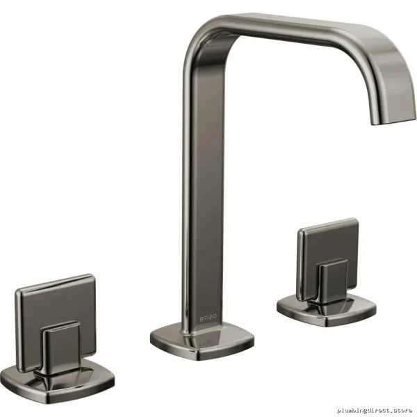 Brizo Allaria Widespread Bathroom Faucet Handles - Black Onyx Pair