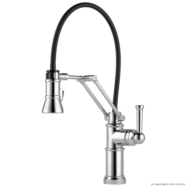 Brizo Artesso Chrome Kitchen Faucet - Articulating Pull-down Spray