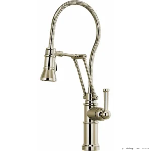 Brizo Artesso Pull-Down Kitchen Faucet in Polished Nickel