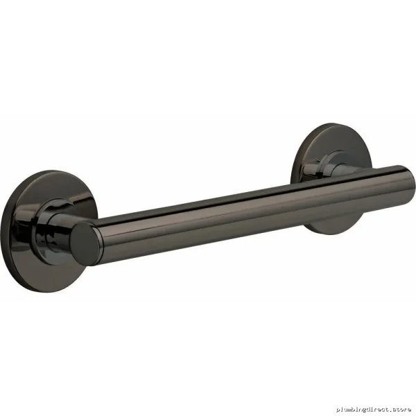 Brizo Black Onyx Euro Round 12" Safety Grab Bar