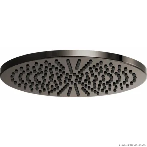 Brizo Black Onyx 12-Spray Rain Shower Head 2.5 GPM Water Efficient