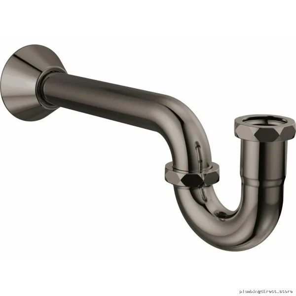 Brizo BT031141-BNX 20 Gauge Black Onyx P-Trap with Easy-Install Flange