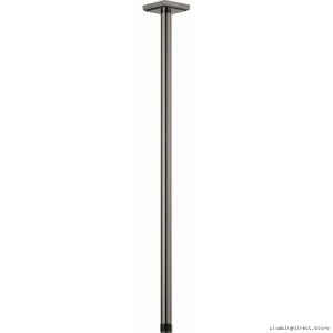 Brizo Black Onyx Square Flange Ceiling Shower Arm 24 Inch 83999-24-BNX