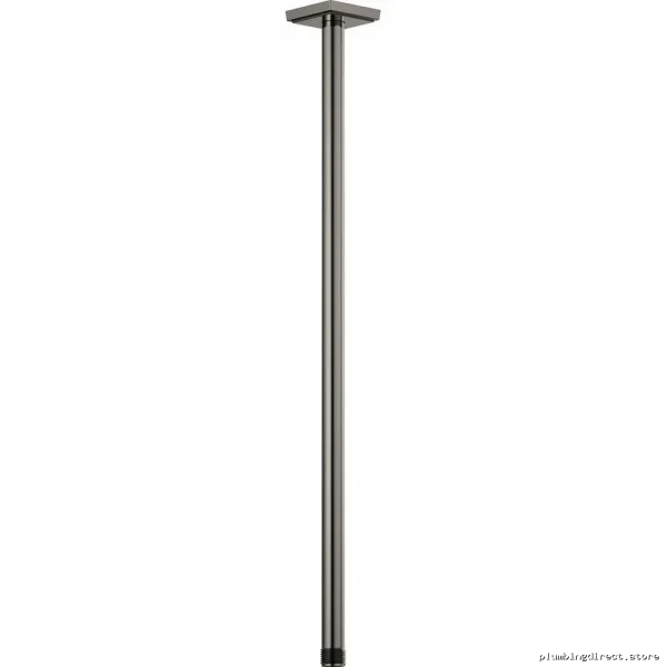 Brizo Black Onyx Square Flange Ceiling Shower Arm 24 Inch 83999-24-BNX