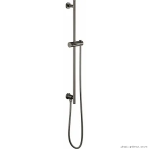 Brizo Black Onyx Euro Slide Bar Shower System with Hose - 74792-BNX