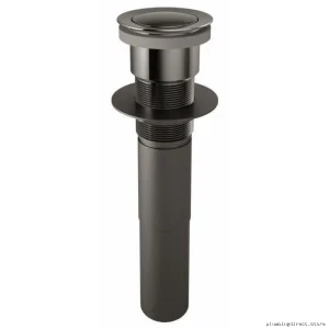 Brizo Black Onyx Push Pop-Up Drain No Overflow Bath Sink Stopper RP81627BNX