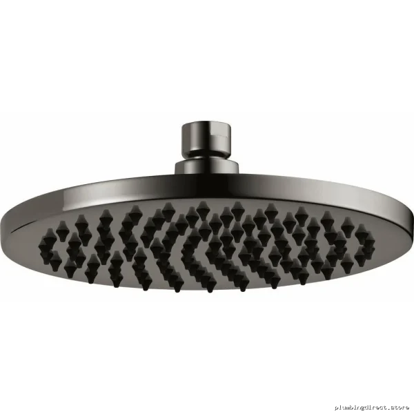Brizo 8 Round Raincan Shower Head - Spa-Style Modern Design in Black Onyx 81375-BNX