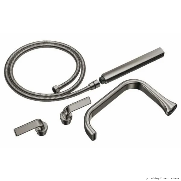 Brizo Allaria Brilliance Black Onyx Tub Filler Trim Kit 2-Handle Twist Lever T70367-BNX