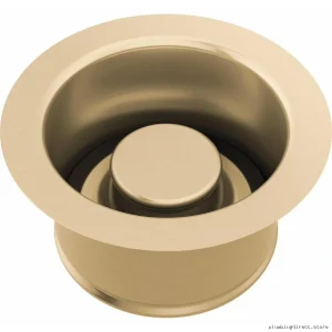 Brizo Brilliance Luxe Gold Kitchen Sink Disposal Flange & Stopper Kit