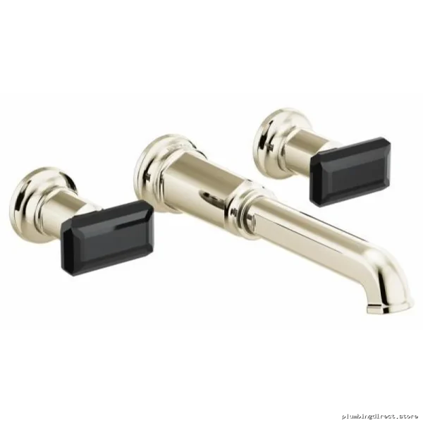 Brizo Brilliance 2-Handle Wall Mount Tub Filler - Polished Nickel T70476