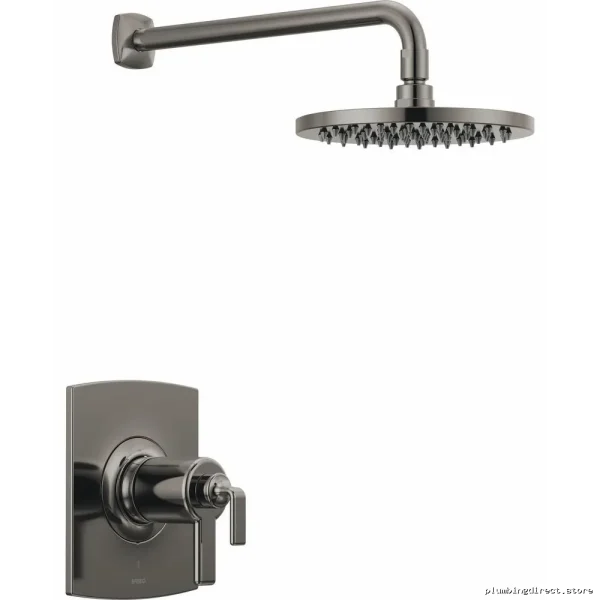 Brizo Brilliance Black Thermostatic Shower Valve Trim Kit HL6067-BNX
