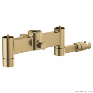 Brizo Brilliance Luxe Gold Tub Filler Trim with Dual Handles