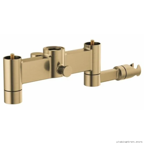 Brizo Brilliance Luxe Gold Tub Filler Trim with Dual Handles