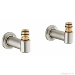 Brizo Brilliance Luxe T71764-NK Wall-Mounted Tub Filler Union in Nickel Finish