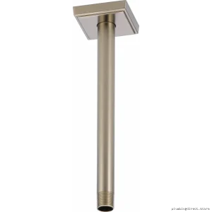 Brizo Brushed Nickel Ceiling Shower Arm with Flange 10 Inch RP70765BN