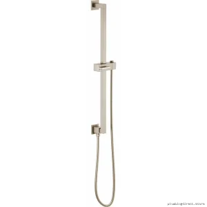 Brizo Brushed Nickel Euro Square Slide Bar Shower Hose 74799-BN