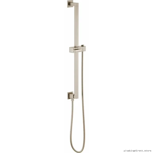 Brizo Brushed Nickel Euro Square Slide Bar Shower Hose 74799-BN