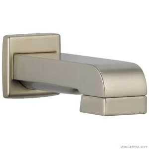 Brizo Brushed Nickel Pull-Down Tub Spout with Diverter RP64084BN