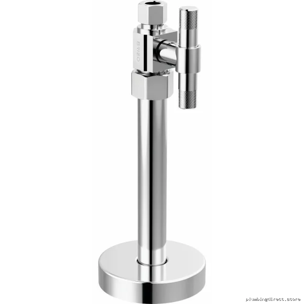 Brizo Chrome Cross Handle Straight Stop Valve BT021205-PC for Easy Water Control
