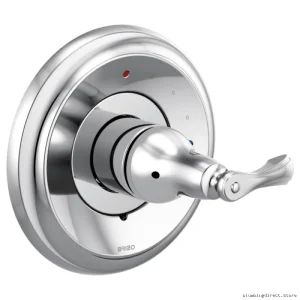 Charlotte Shower Pressure Balance Valve Trim - Chrome T60P085-PC Brizo for Stable Flow Shower Fixtures