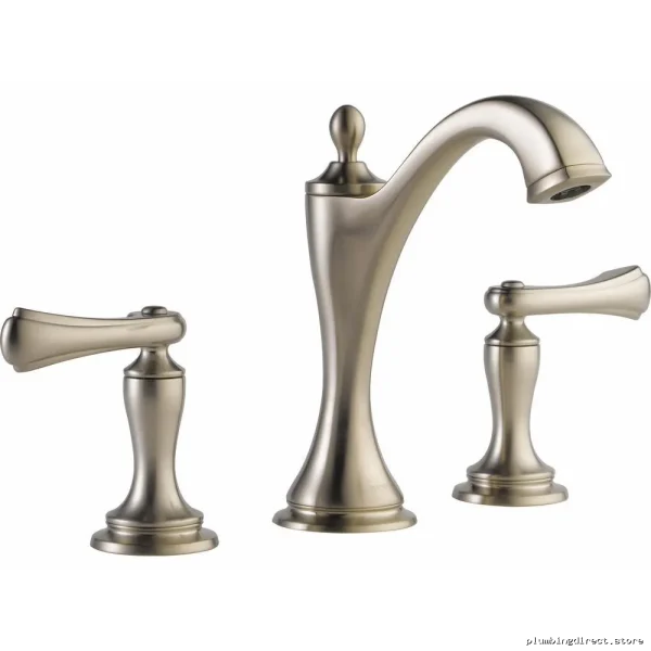 Brizo Charlotte Widespread Bathroom Faucet - Low-Flow 1.2 GPM, Brushed Nickel Finish