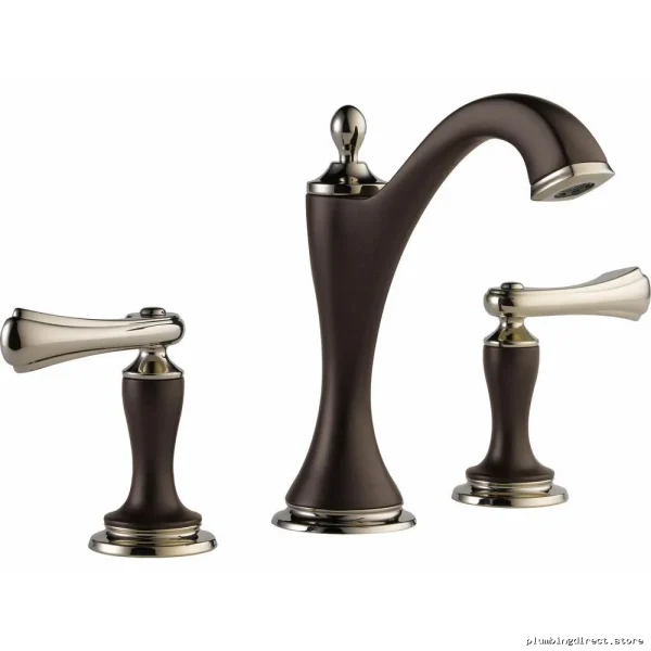 Brizo Charlotte Modern Widespread Single Handle Bath Faucet – Eco Friendly Design | Dual Finishes Available