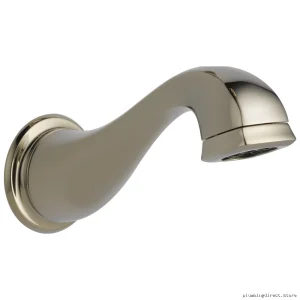 Brizo Charlotte Polished Nickel Tub/Shower Spout - Easy Install