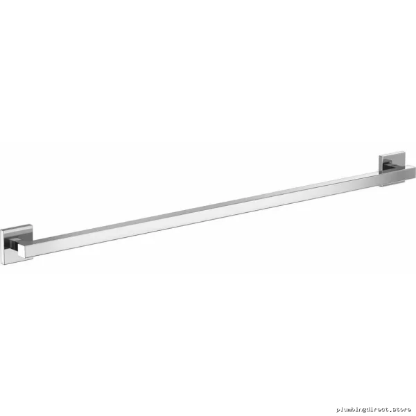 Brizo Chrome 24 Inch Modern Square Grab Bar for Bathroom Safety