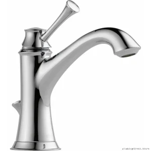 Brizo Chrome Single-Hole Bathroom Faucet - Low-Flow 1.2 GPM