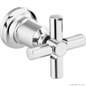 Brizo Chrome Cross Handle Wall Mount Kit - HX70476-PC