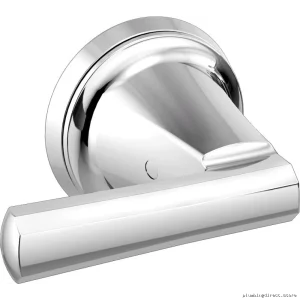 Brizo Chrome Dual-Lever Handle Set for Wall-Mounted Bathtubs