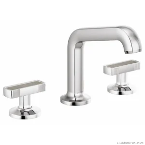 Brizo Chrome Eco Widespread Bathroom Faucet - 1.2 GPM Low-Flow Water Saving