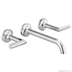 Brizo Chrome ECO Wall Mount Bathroom Faucet - Single Handle Design T65875LF