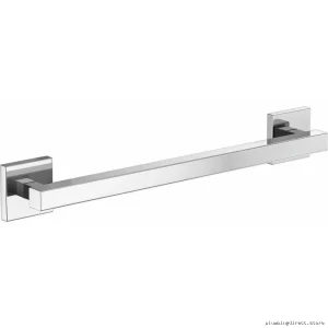 Brizo Chrome Euro Square 18-Inch Bathroom Towel Bar 69480-PC