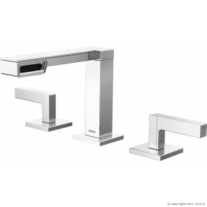 Brizo Chrome Bathroom Faucet by Frank Lloyd Wright - Handle-Free Widespread Design 65322LF-PCLHP