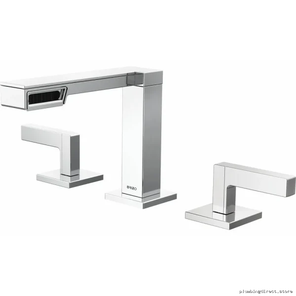 Brizo Chrome Bathroom Faucet by Frank Lloyd Wright - Handle-Free Widespread Design 65322LF-PCLHP