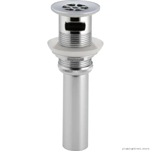 Brizo Chrome Grid Strainer RP72412PC with Overflow for Modern Bathroom Sinks