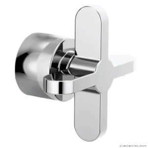 Chrome HX6675-PC Odin Precise Temperature Control Thermostatic Trim Cross Handle Brizo