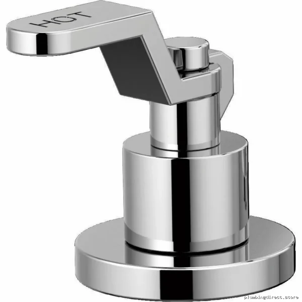 Chrome Industrial Widespread Lever Handle Kit - Modern Design by Brizo HL5334-PC-NM - Image 2