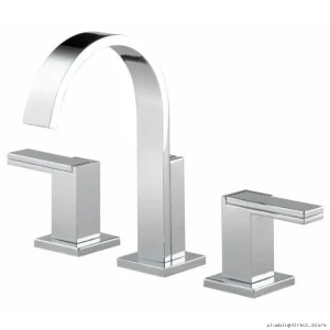 Brizo Low-Flow Widespread Bathroom Faucet - Single Handle Chrome