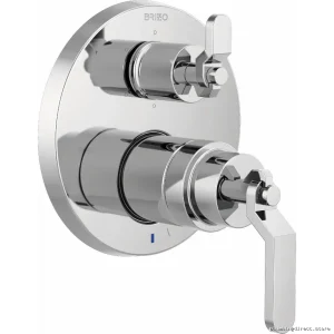 Brizo Chrome Pressure Balance Valve Trim with 6-Function Diverter