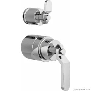 Brizo Chrome Pressure Balance Valve Trim Kit with Industrial Handle HL75P34