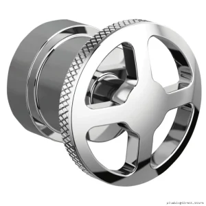 Brizo Chrome Pressure Balance Shower Valve Trim Kit with Wheel Handle