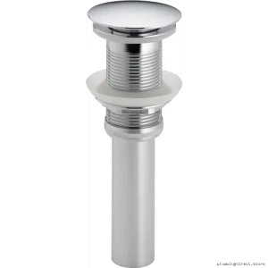 Brizo Chrome Push-Button Pop-Up Faucet with Overflow Protection - RP7